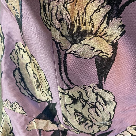 NWOT Lulus Gowning Around Mauve Floral Jacquard Strapless Maxi Dress - Picture 8 of 13